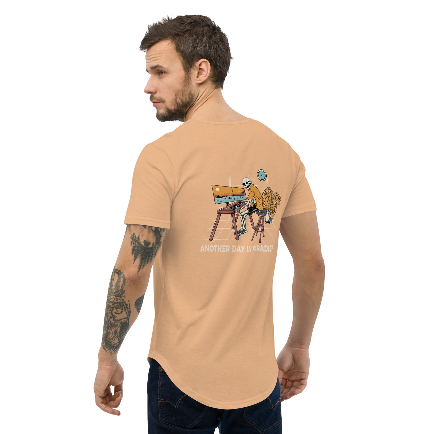 Men's Curved Hem T-Shirt