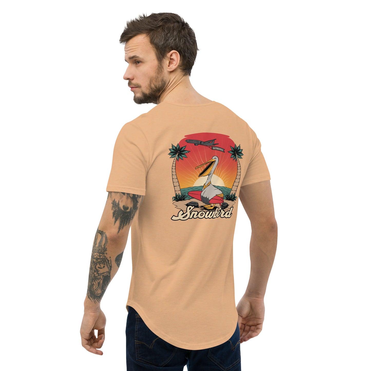 Men's Curved Hem T-Shirt