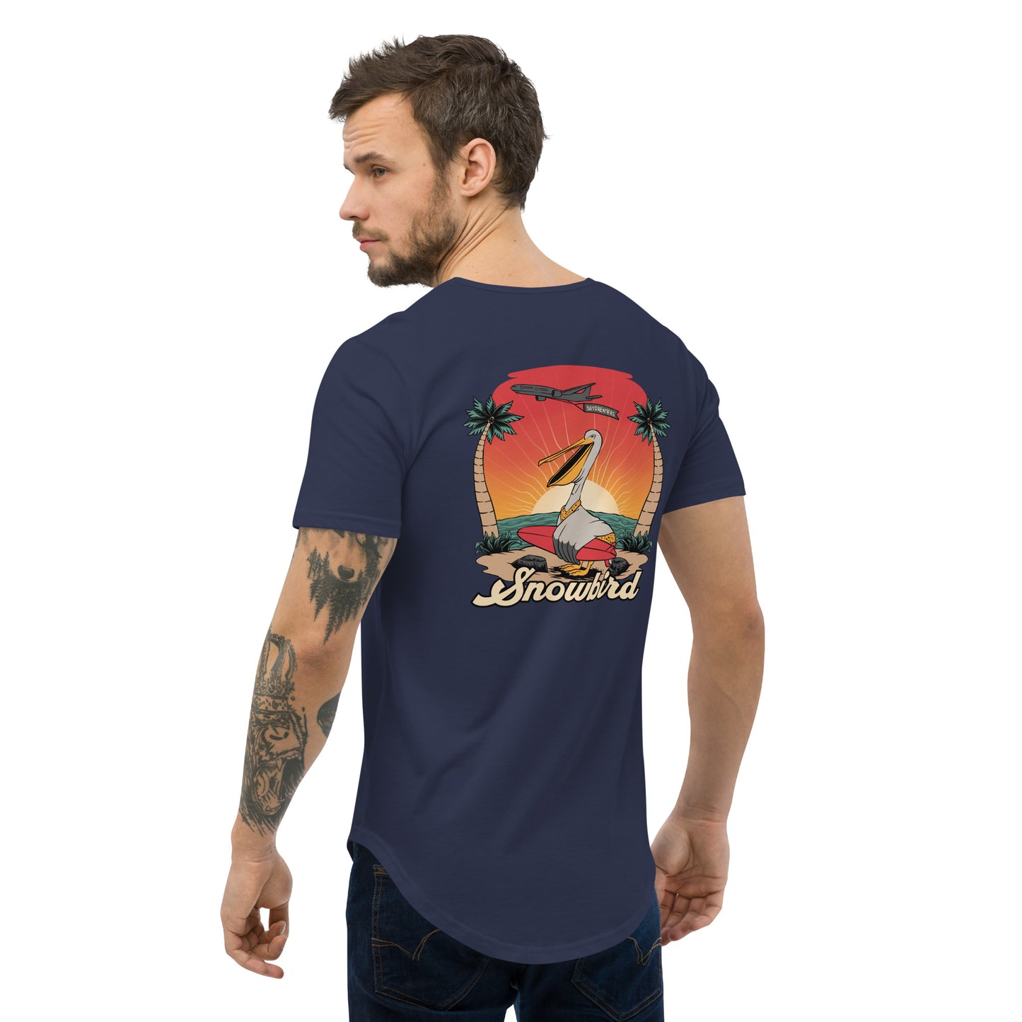 Men's Curved Hem T-Shirt