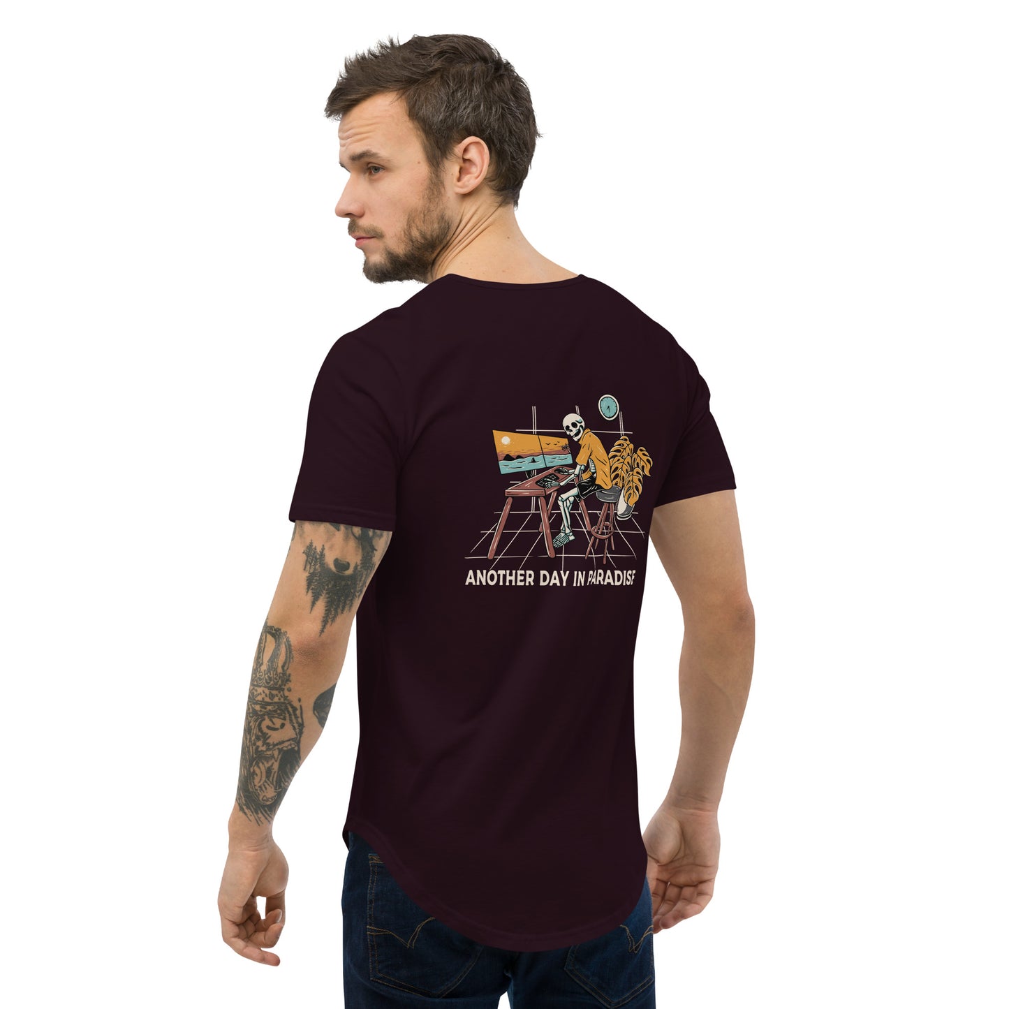 Men's Curved Hem T-Shirt