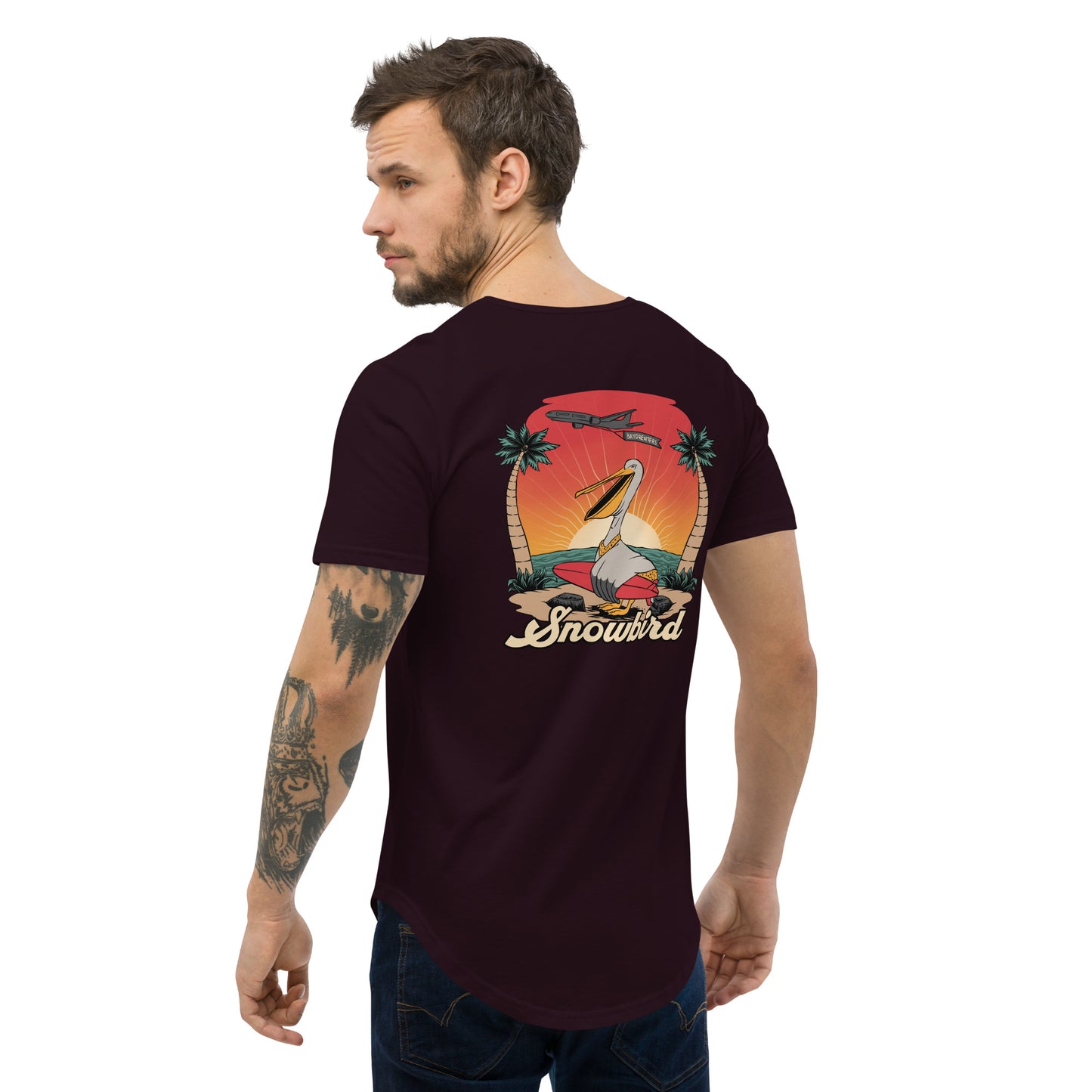 Men's Curved Hem T-Shirt